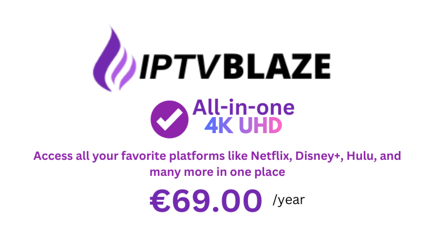 IPTVBLAZE 4K UHD